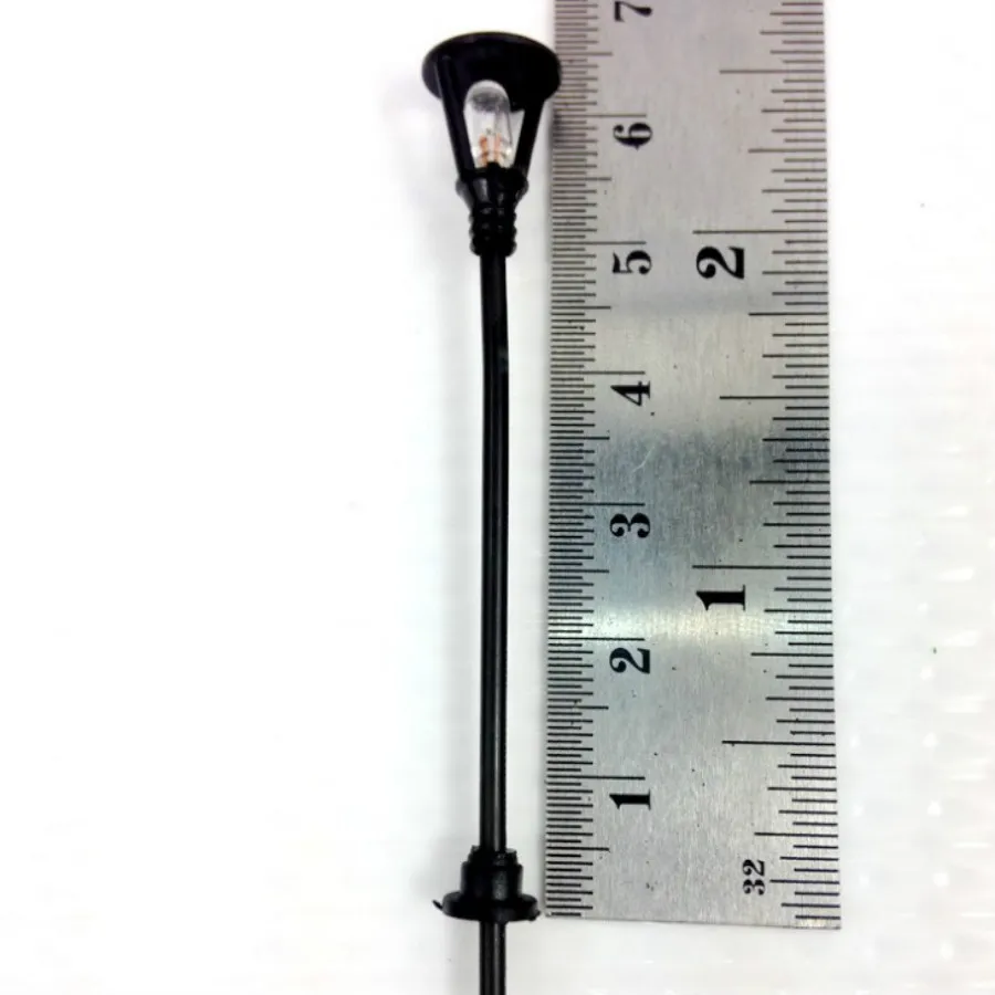 10pcs Single Head Scale Lampposts Train N Lights Model Street Lamps Building |