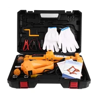 12v automotive 3t electric jack lifting car suv emergency tools with impact wrench gloves socket adapter screwdriver tools kit
