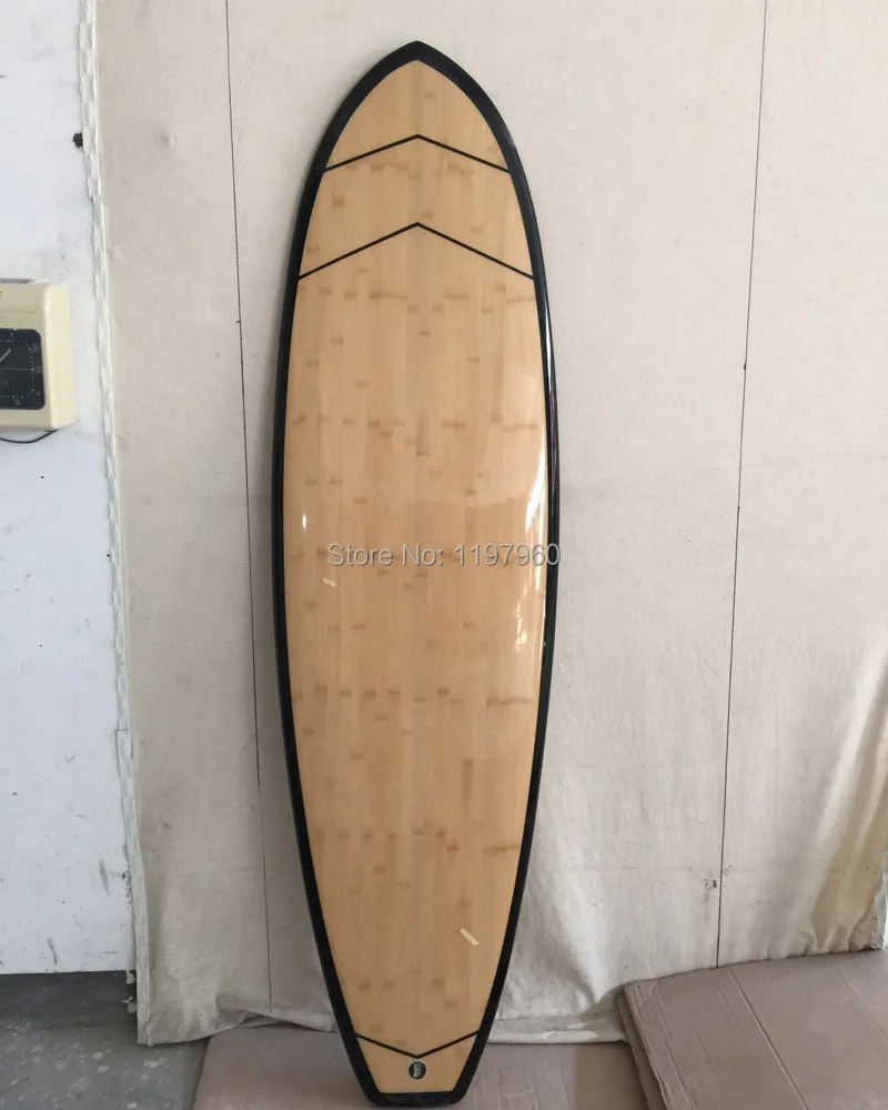 6 футов доска для серфинга с бамбуковым стилем | Спорт и развлечения