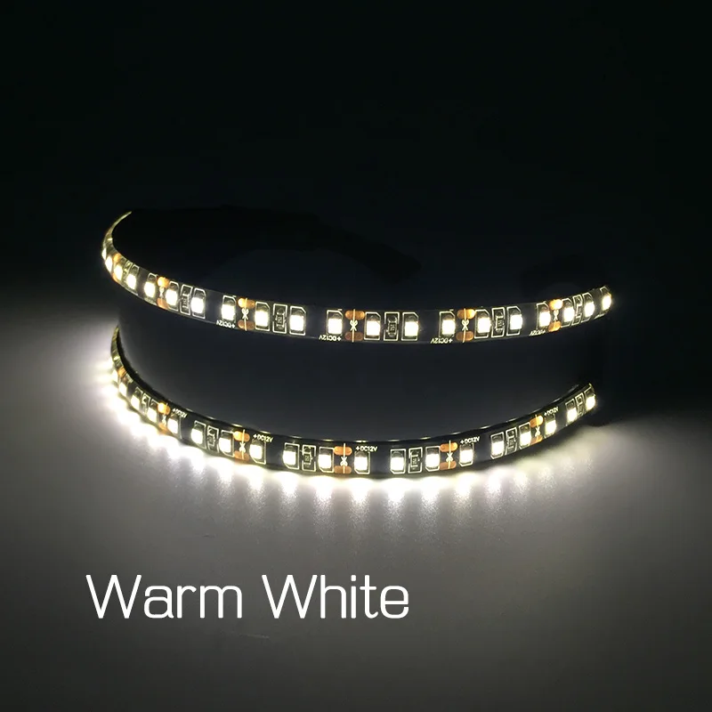 Type 01- Warm White Яркий светодиодный светильник DC12V, очки Rave Cospaly, лазерные концертные привлекательные очки для ночного бара, шоу, флуоресцентные вечерние принадлежности - Цвет: Type 01- Warm White