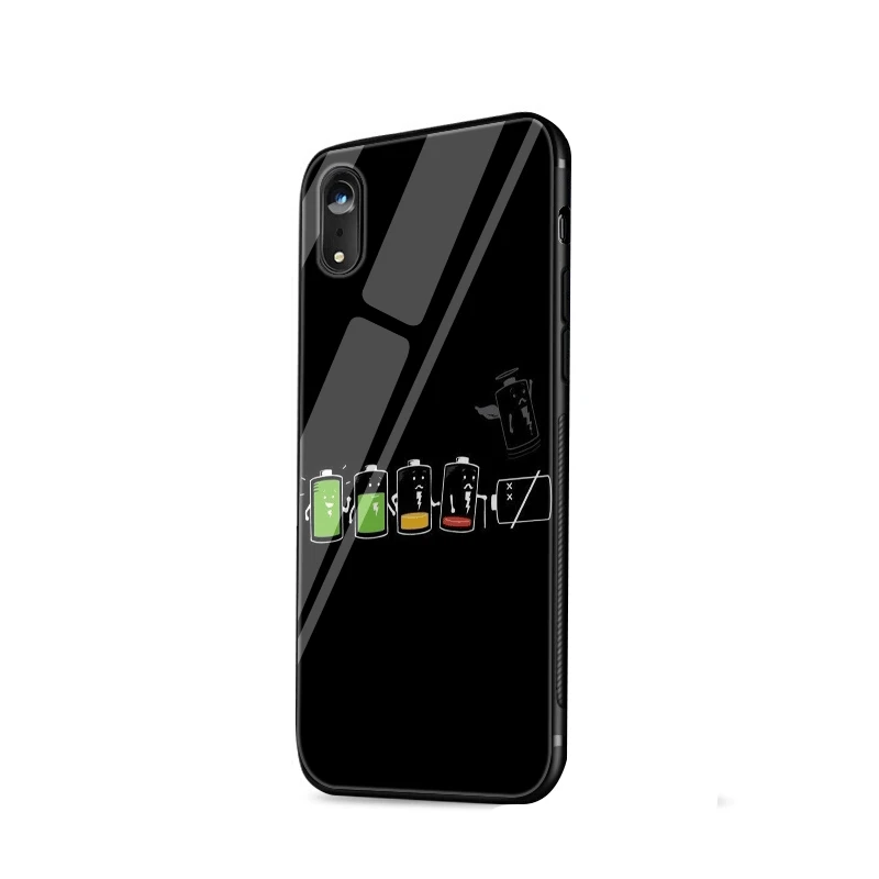 Забавный стеклянный чехол Desxz для iPhone 5 5S SE 6 6S 7 8 Plus X XS XR Max |
