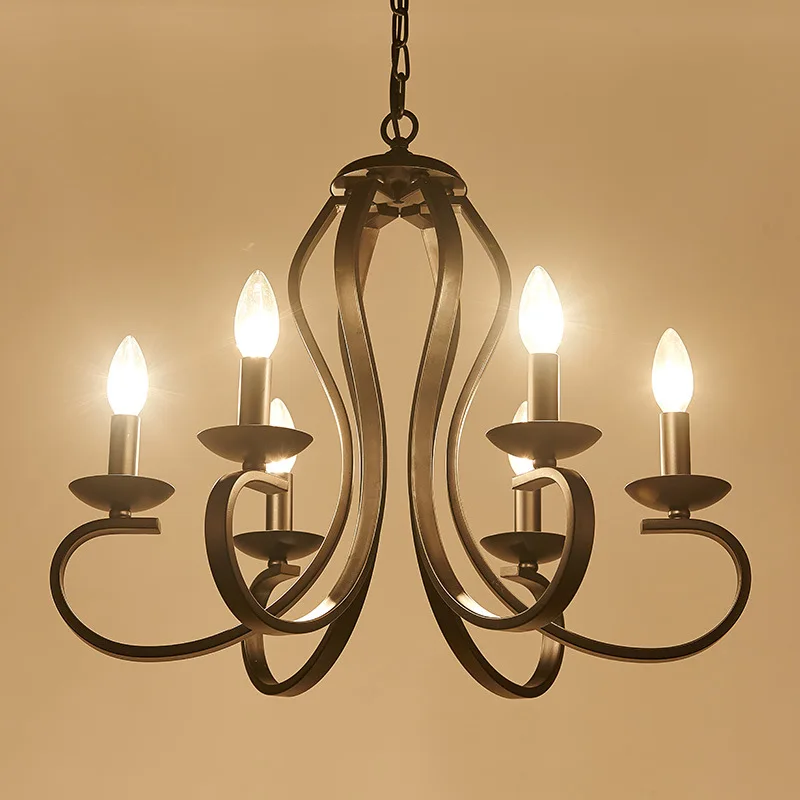 Люстра для гостиной характеристики люстры с железным искусством деревенская