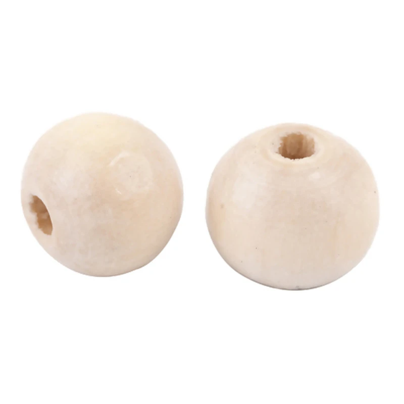 DoreenBeads Hinoki круглые деревянные разделители натуральные шарики для