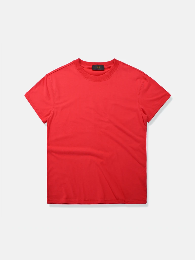 Мужская футболка QoolXCWear фирменный дизайн 100% хлопок повседневная Однотонная S 2XL