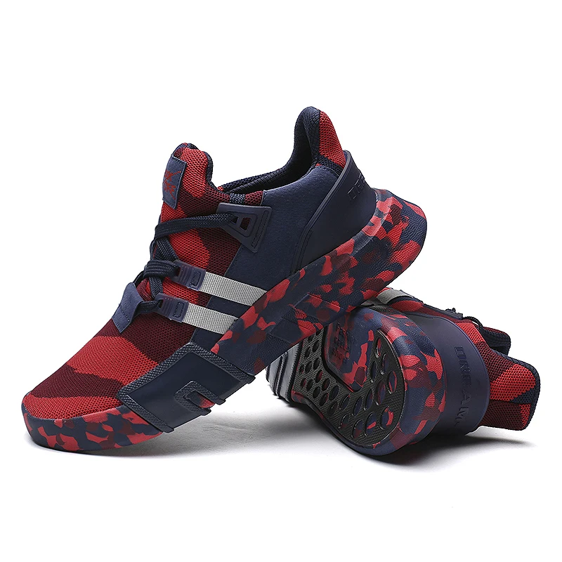 Мужские кроссовки Zapatos Hombre легкие дышащие красного цвета на лето 2019 | Обувь
