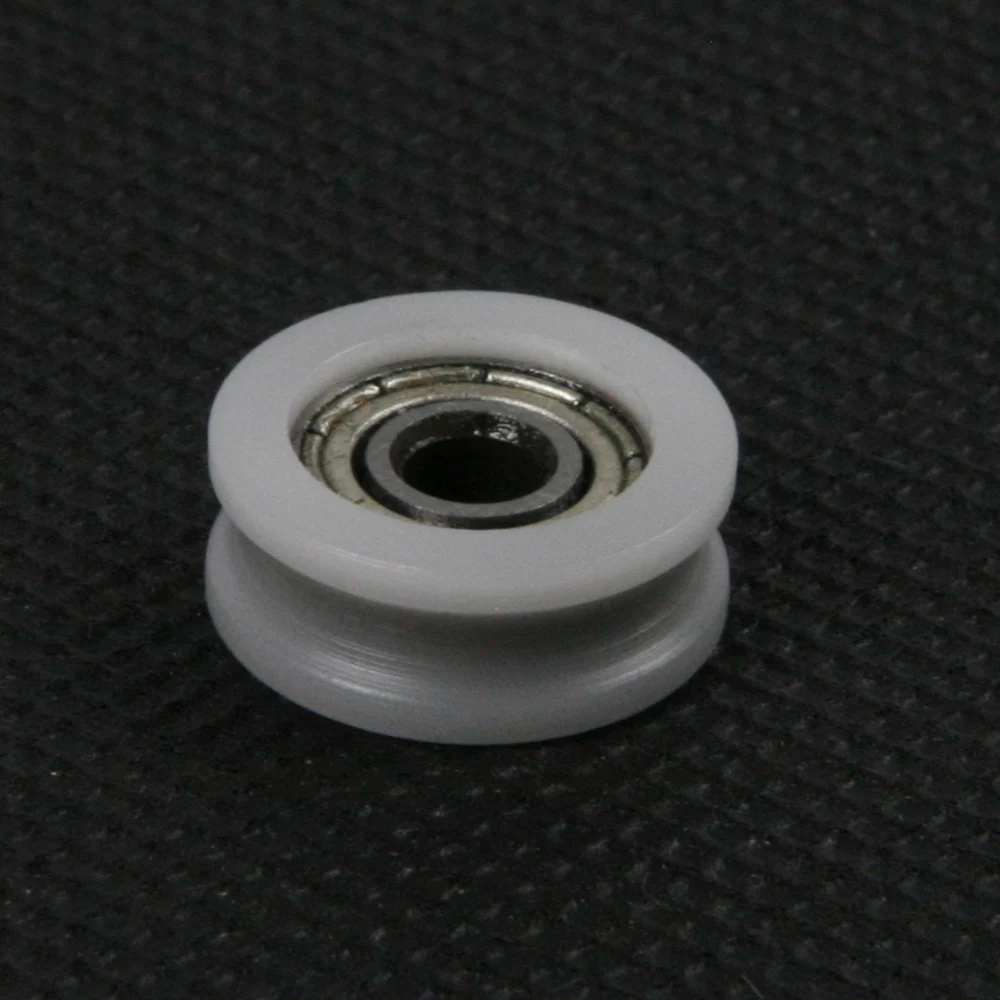 Fixmee 10 шт. 15 мм Круглые нейлоновые роликовые шкивные колеса для 1 веревки с