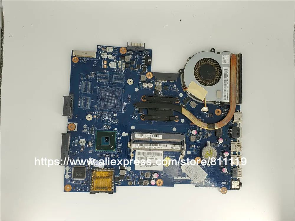 

Yourui материнская плата с радиатором для Dell Inspiron 3521 5521 i5-3337u 760R1 0760R1 CN-0760R1 VAW00 LA-9104P DDR3