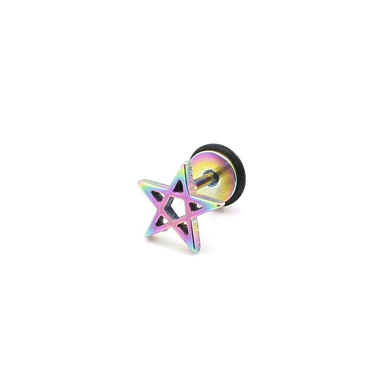 1 пара серьги гвоздики из нержавеющей стали|fashion stud earrings|stud earringsstar earrings |