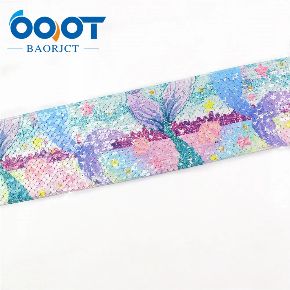 OOOT BAORJCT I-19504-1162, блестящий Блестящий рисунок с блестками, 75 мм, корсажная лента, аксессуары, украшение для свадебной вечеринки, 2 года