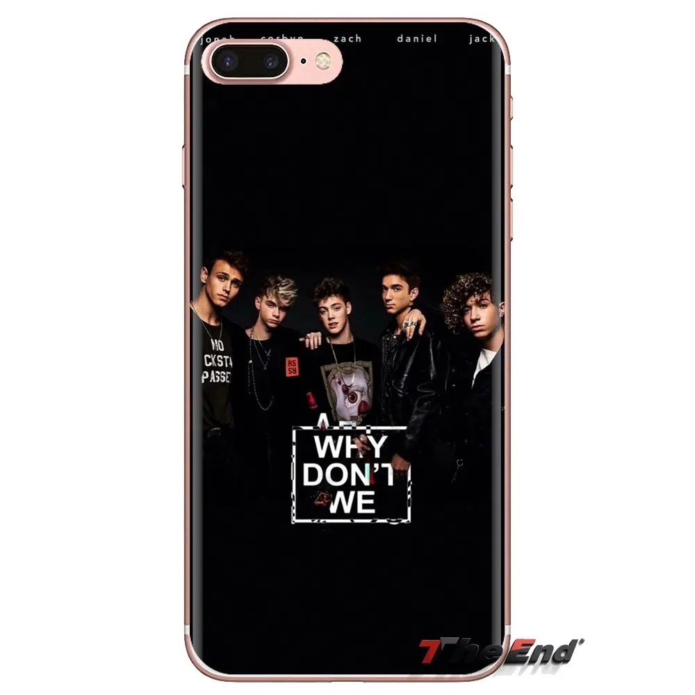 Why dont we Soft Transparent Cases Covers For iPod Touch Apple iPhone 4 4S 5 5S SE 5C 6 6S 7 8 X XR XS Plus MAX |