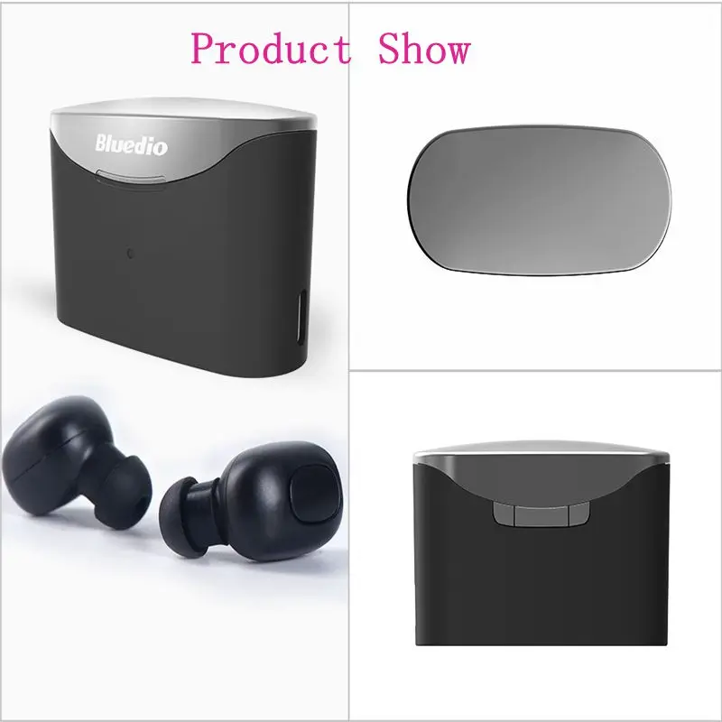 Bluedio T-elf TWS высококачественные Bluetooth наушники портативная оригинальная беспроводная гарнитура с микрофоном для быстрого подключения