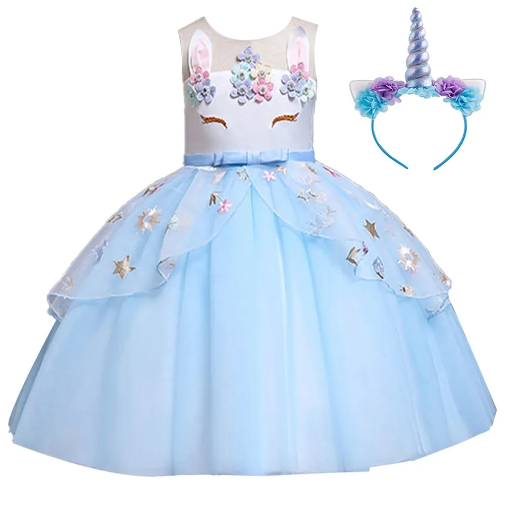 Новинка 2019 комплект из 2 предметов одежда с единорогом для девочек костюм детский