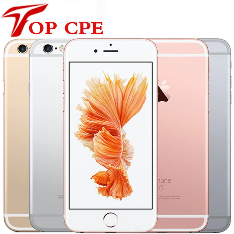6S разблокированный Apple iPhone 6S Plus смартфон 4," IOS 16 Гб/64/128 ГБ Встроенная память 2 Гб оперативной памяти 12.0MP двухъядерный A9 4 аппарат не привязан к оператору сотовой связи для б/у мобильных телефонов
