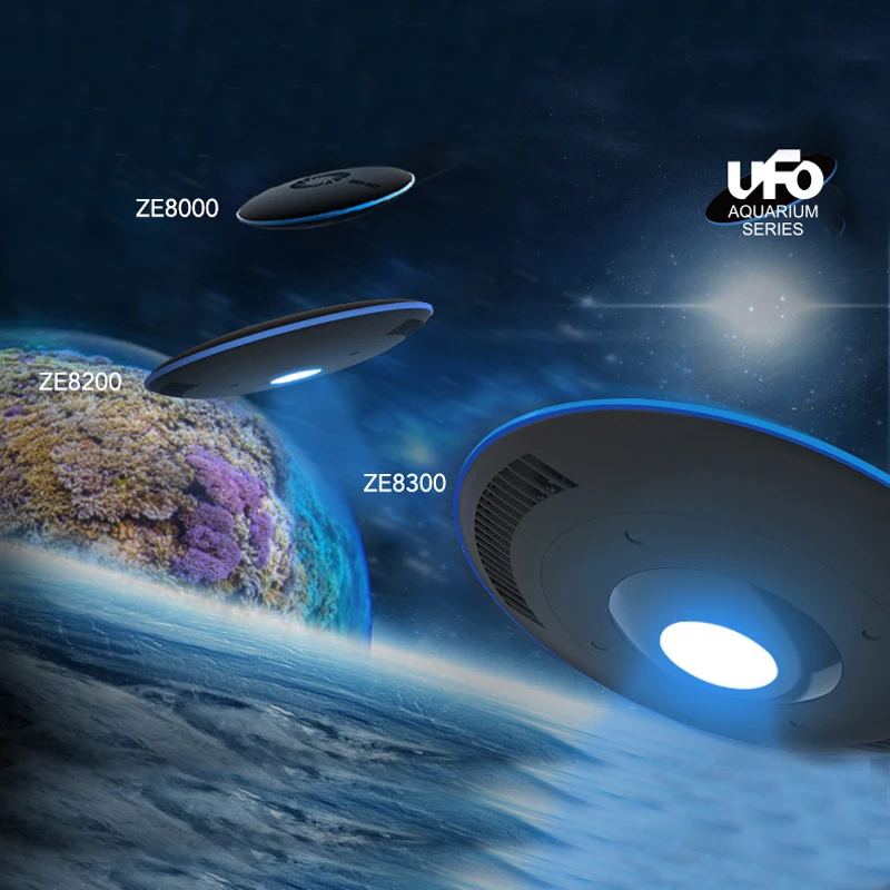 Nicrew ZE8000/8200/8300 светодиодный светильник для морской воды аквариумная лампа полного