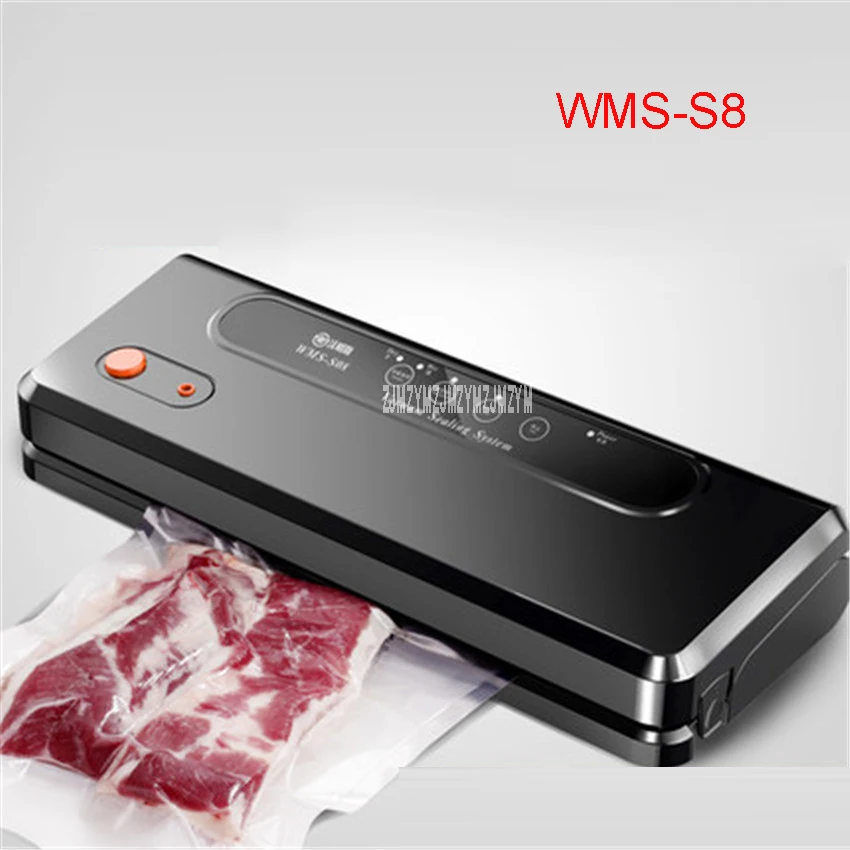 WMS-S8 110-240V KitchenBoss sealer Empty Family Vacuum Automatic Sealing wet and dry Vacuum packaging machine Food Sealers