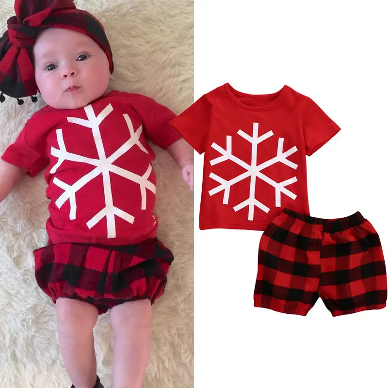 Лидер продаж милая Рождественская одежда в клетку для маленьких мальчиков и