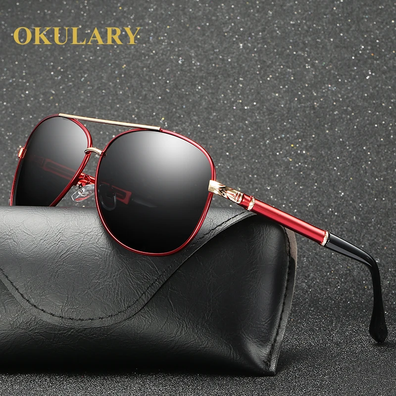 OKULARY мужские классические брендовые солнцезащитные очки HD поляризованные с
