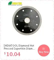 SHDIATOOL 1 Набор/3 шт 100 мм 3-ступенчатая Алмазная Смола Бонд полировальные колодки " мокрый шлифовальный диск для полировки камня мрамора