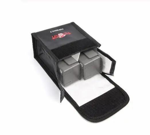 for 2pc Battery Sunnylife Mavic 2 Pro/Zoom батарея сумка Взрывозащищенная LiPo безопасная сумка батарея защитный чехол для хранения для DJI Mavic 2 аксессуары - Цвет: for 2pc Battery