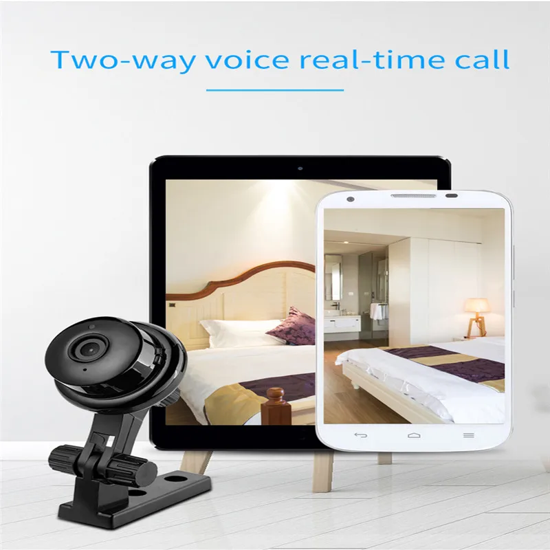 WiFi Wireless Mini IP Camera IR Night Vision Micro Camera Home Security Surveillance Mini Camera With Motion Alarm Function