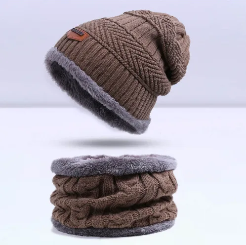 Coffee Iwinter, новая мода теплые Кепки Skullies шапочки зимняя шапка для Для женщин унисекс Кепки шапочка вязаная Кепки S Открытый Спорт теплую шапку - Цвет: Coffee