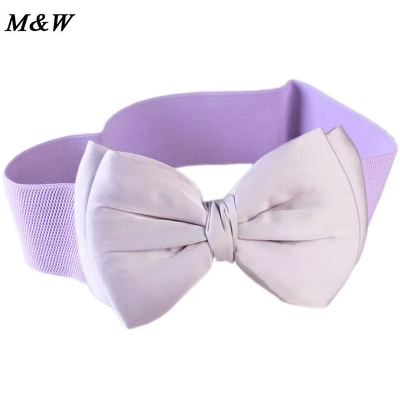 Мода Ultra Wide ЛУК ПОЯСА Дамы Черный Эластичный Пояс Корейский Все Матч Широкий