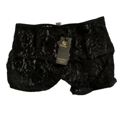 Пикантные Для мужчин нижнее белье кружевные шорты Бесшовные трусы-боксеры с