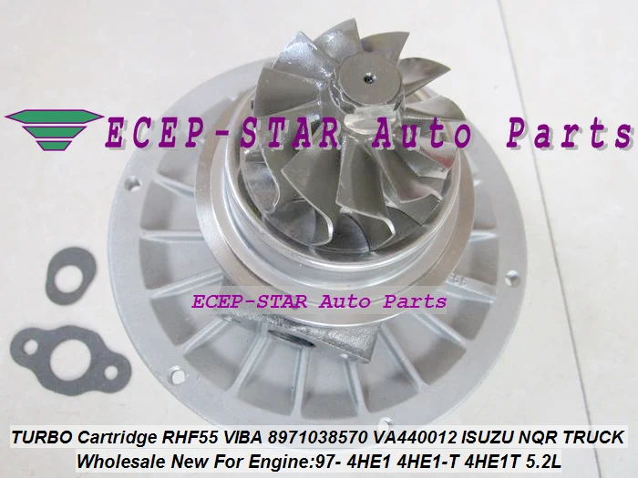 Бесплатная доставка Турбокомпрессор CHRA RHF55 VC440012 VB440012 8971038570 8971038571 Для ISUZU NQR