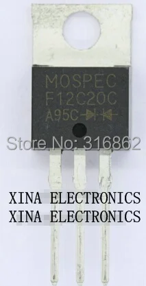 10 шт./лот, набор электронных композиций, F12C20C F12C20C F12C20 12C20C 200 В/12A TO-220 ROHS