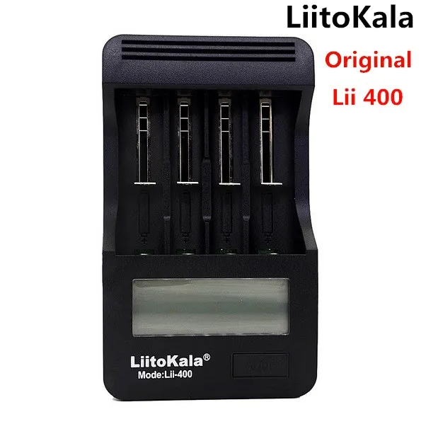 Аккумуляторная батарея Liitokala lii 400 LCD 3 7 V/1 2 V AA / AAA 18650/26650/16340/14500/10440/18500|Зарядные
