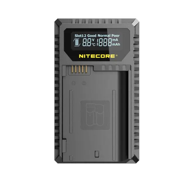 Новинка зарядное устройство Nitecore UNK2 с двумя USB-портами для Nikon EN-EL15 Battery D500 D600 D610 D750