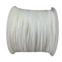 0 4mm white rattail braid nylon cord jewelry findings accessories macrame rope bracelet wire beading cords 400mrolls