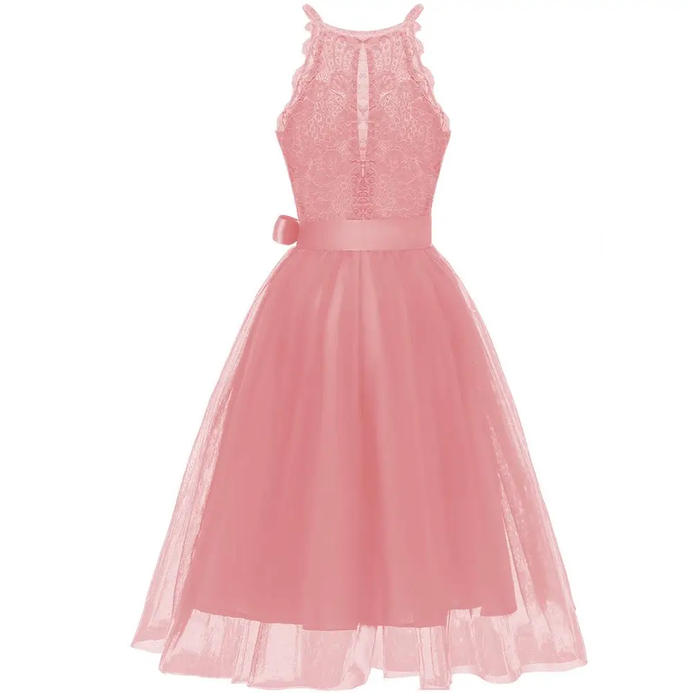 Элегантное женское бальное платье для выпускного вечера кружевное Сетчатое с