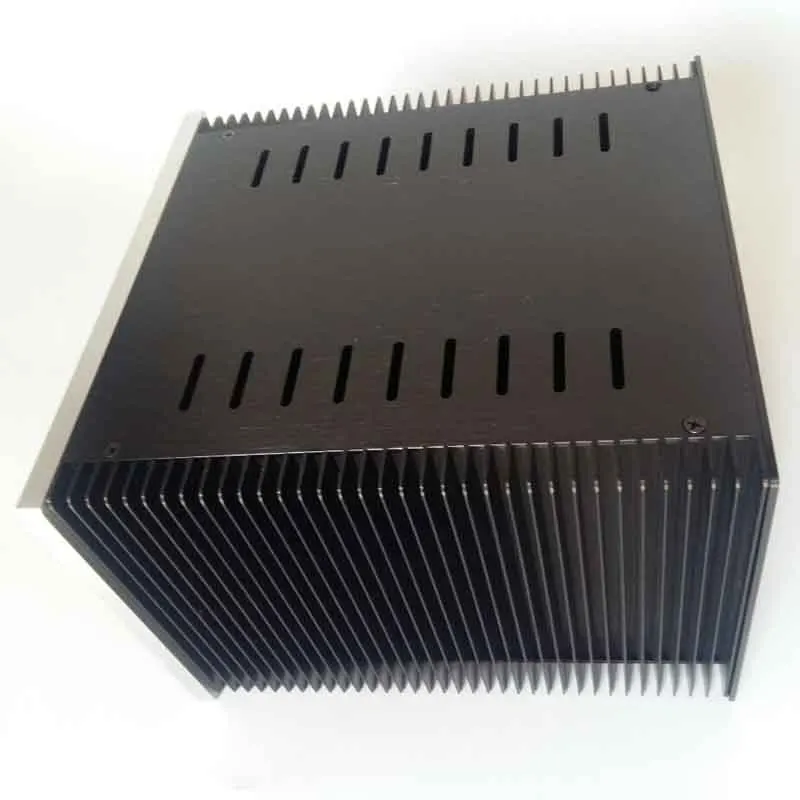 

Kaolanhon 245*160*257mm 160A DIY Full aluminum amplifier chassis Housing shell Desktop Class A amplifier case AMP Enclosure box