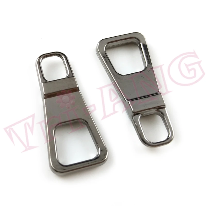 

20pcs/lot, 5# Metal Zipper Sliders w/Trapezoid-shaped Pullers for Metal/Nylon/Resin Zippers Bags/Clothes Accessories