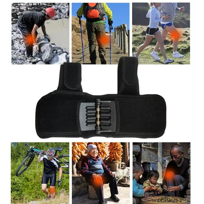 1 Pair/1pc power leg kneepad Breathable Non Slip Knee Booster Pad Powerful Joint Support Brace Kneepad Sport Patella Protector