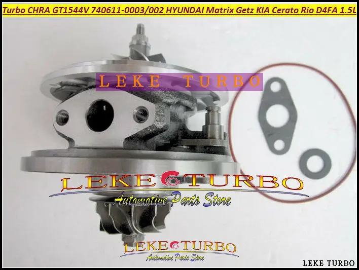 Бесплатная доставка турбо картридж CHRA Core GT1544V 740611 5003S 5002S для HYUNDAI Getz KIA Cerato Rio D4FA D4FB