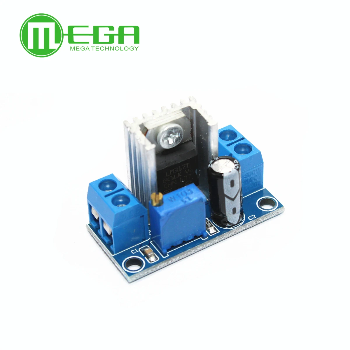 100 шт. новый LM317 DC step down преобразователь печатная плата модуль