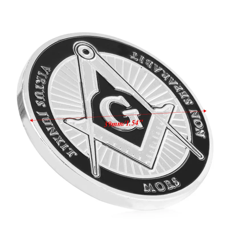 Памятные монеты масонская пирамида для глаз нераздельный вызов|challenger|challenge coin |