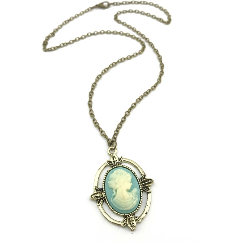 Новое роскошное ожерелье в европейском стиле с бронзовой камеей | Украшения и