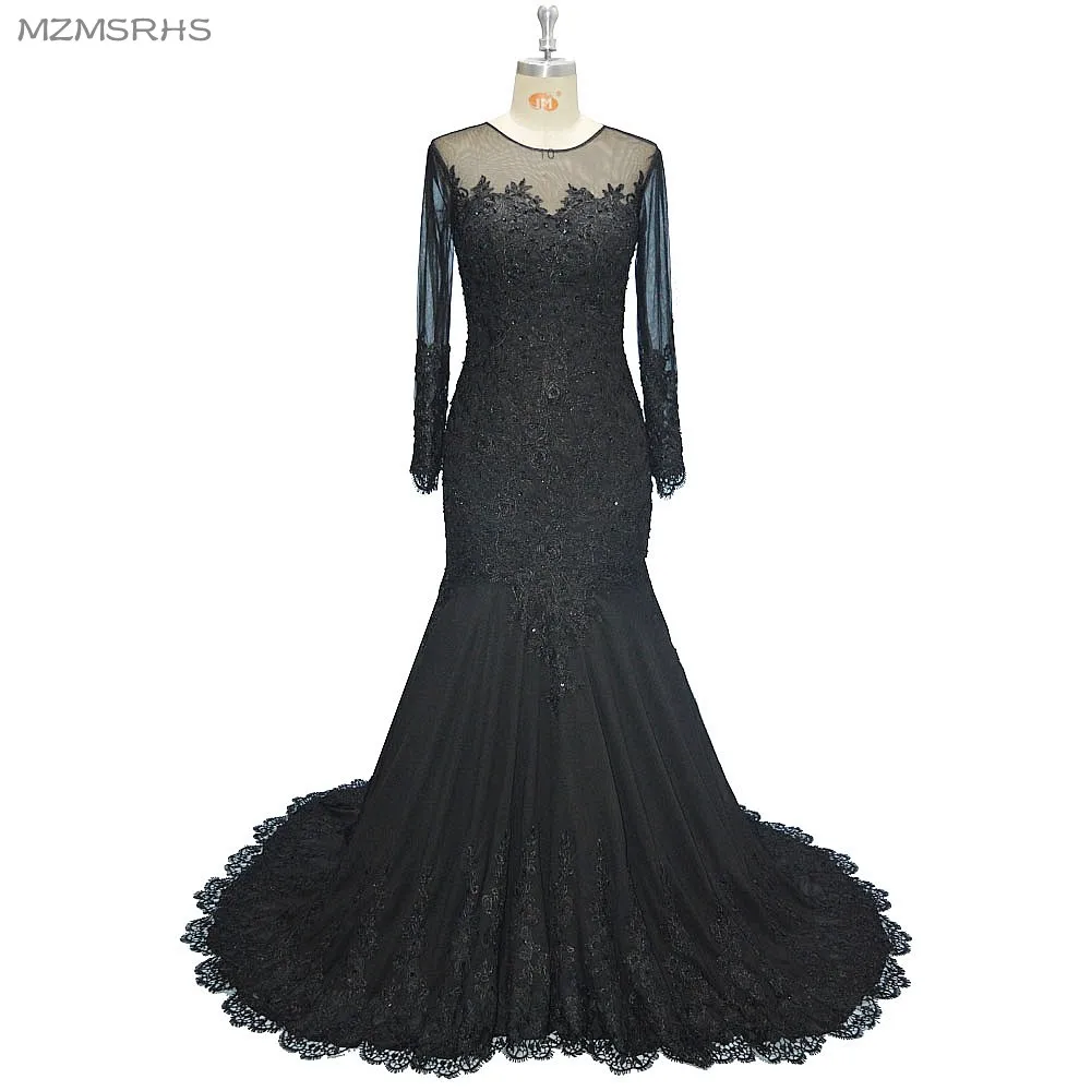 Длинное вечернее платье с длинным рукавом и V образным вырезом|elegant evening dresses|evening