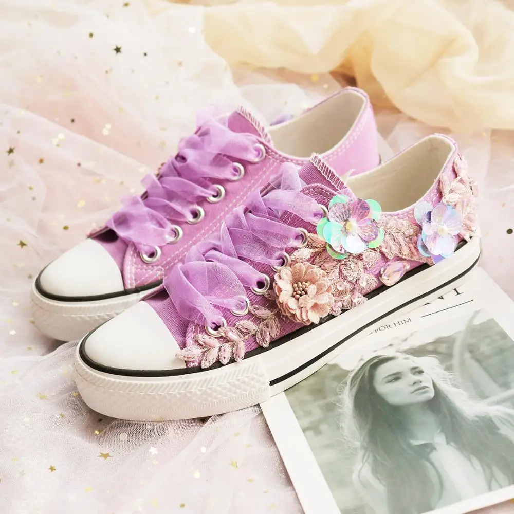 Корейская версия новой обуви ручной работы на плоской подошве модные