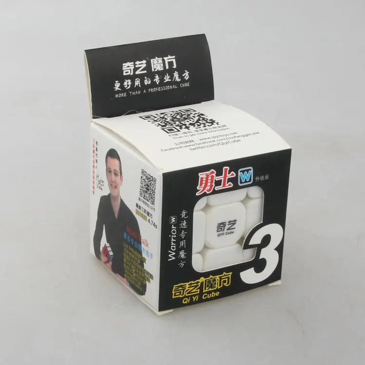 Qiyi mofangge yongshi W 3x3 сверкающих Stickerless Cube Cubo magico головоломки Обучающие игрушки Прямая кубик рубика