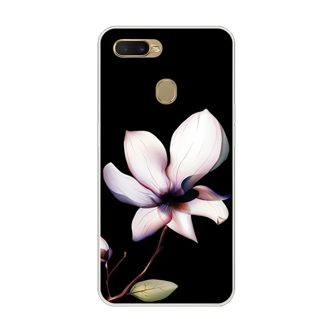 46 Для OPPO A5S чехол OPPO AX5S чехол 6,2 Силиконовый ТПУ чехол для телефона для OPPO A5S CPH1909 OPPOA5S чехол мягкий цветок A5 S A 5S Para - Цвет: 46