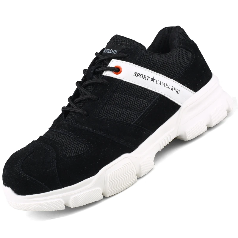 Large Size 35-47 Comfortable Men Safety Shoes Steel Toe Breathable Lightweight Outdoor Puncture Proof Work MS178 | Обувь
