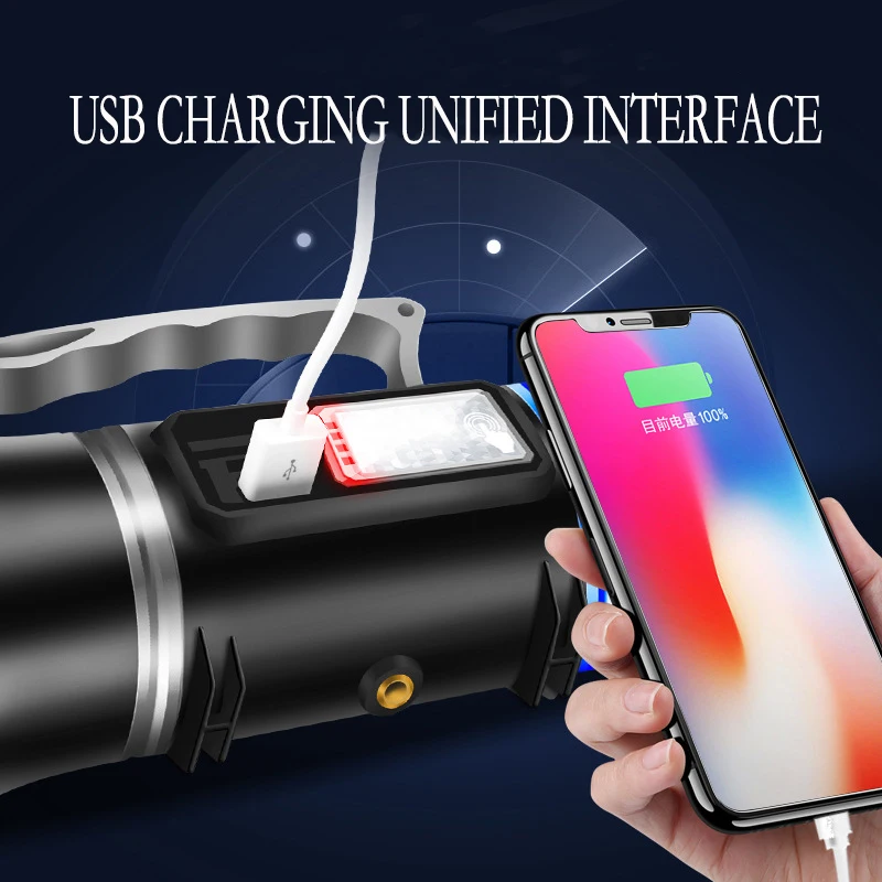 Синий свет двойная головка белая рыболовная USB-вссветильник шка супер яркая