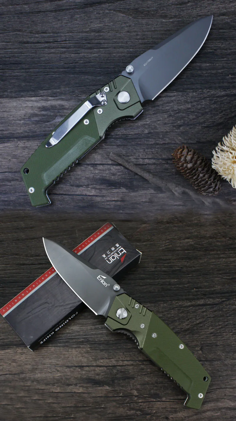 ENLAN EW075 8Cr13Mov лезвие G10 ручка складной нож кемпинг выживания карманный тактический EDC карманный нож тактическое снаряжение