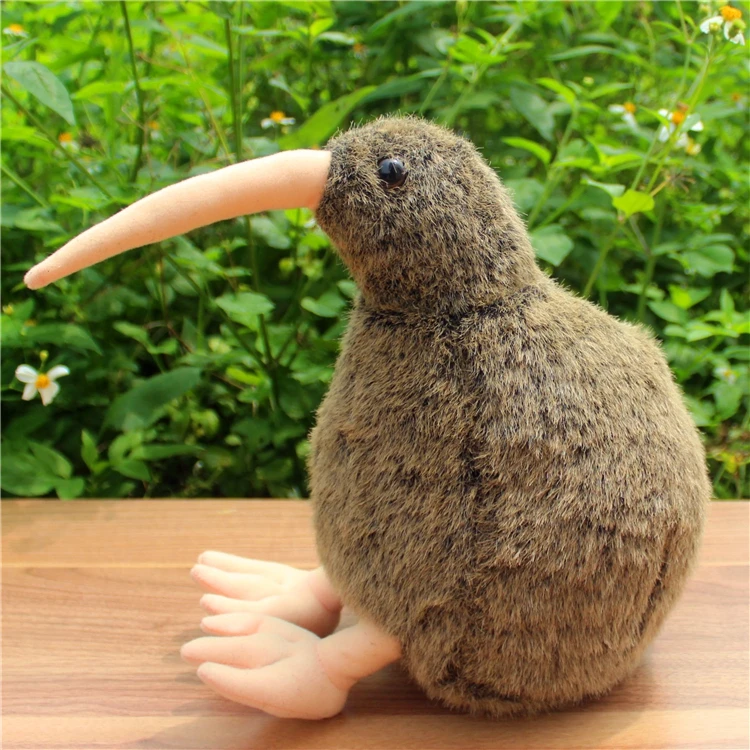 Около 28 см коричневая модель киви милая мягкая кукла детская игрушка