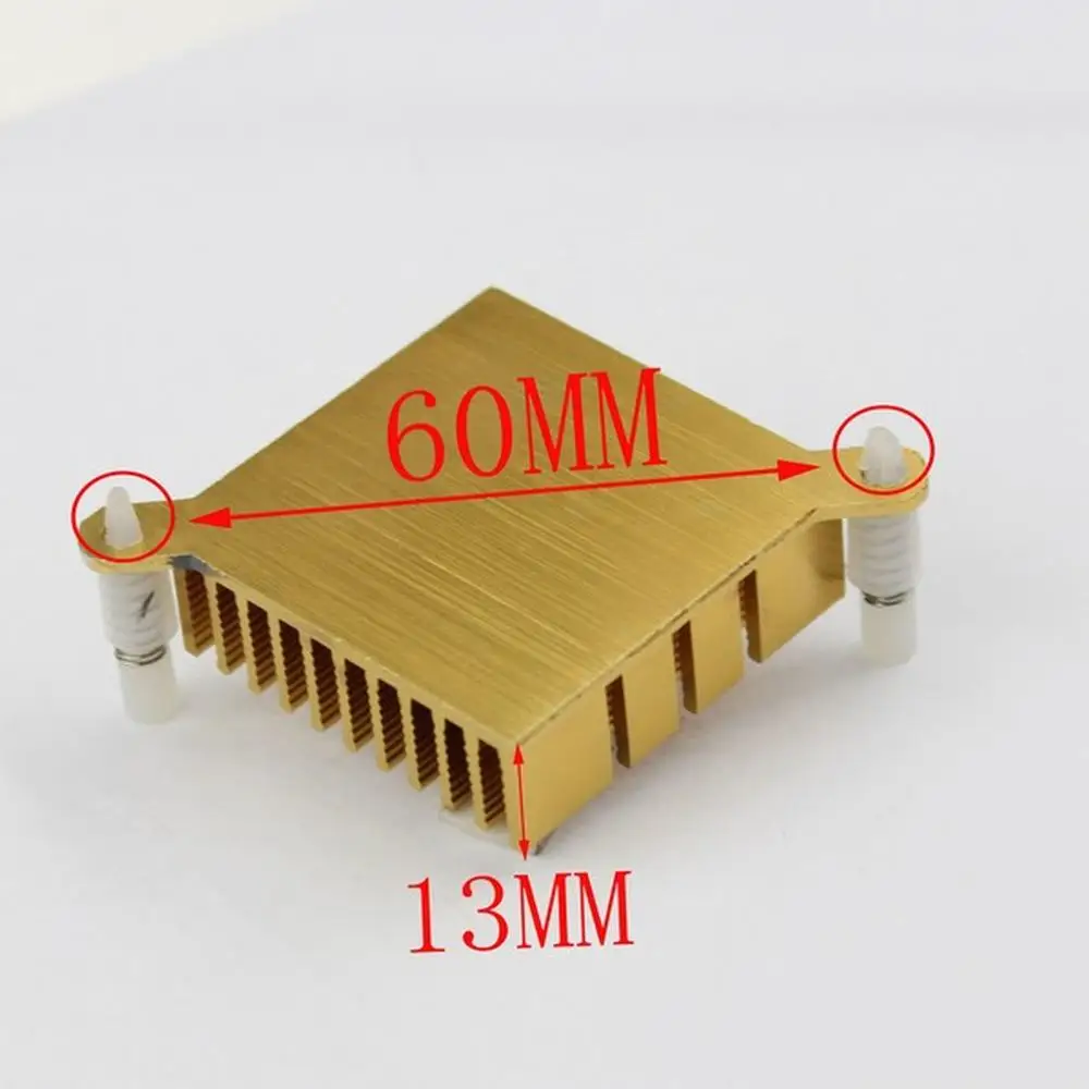 Gdstime 1 шт. 40x40x13 мм ИС двухэлектродный Золотой чип ЦП компьютер Северный мост