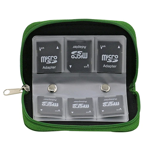 sd sdhc mmc cf micro sd memory card storage carrying pouch case holder wallet 922g free global shipping